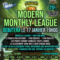 MTG Modern Monthly League - le 17 Janvier 19h